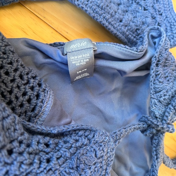 NWOT AE crochet one-piece cutout swim - Picture 4 of 4